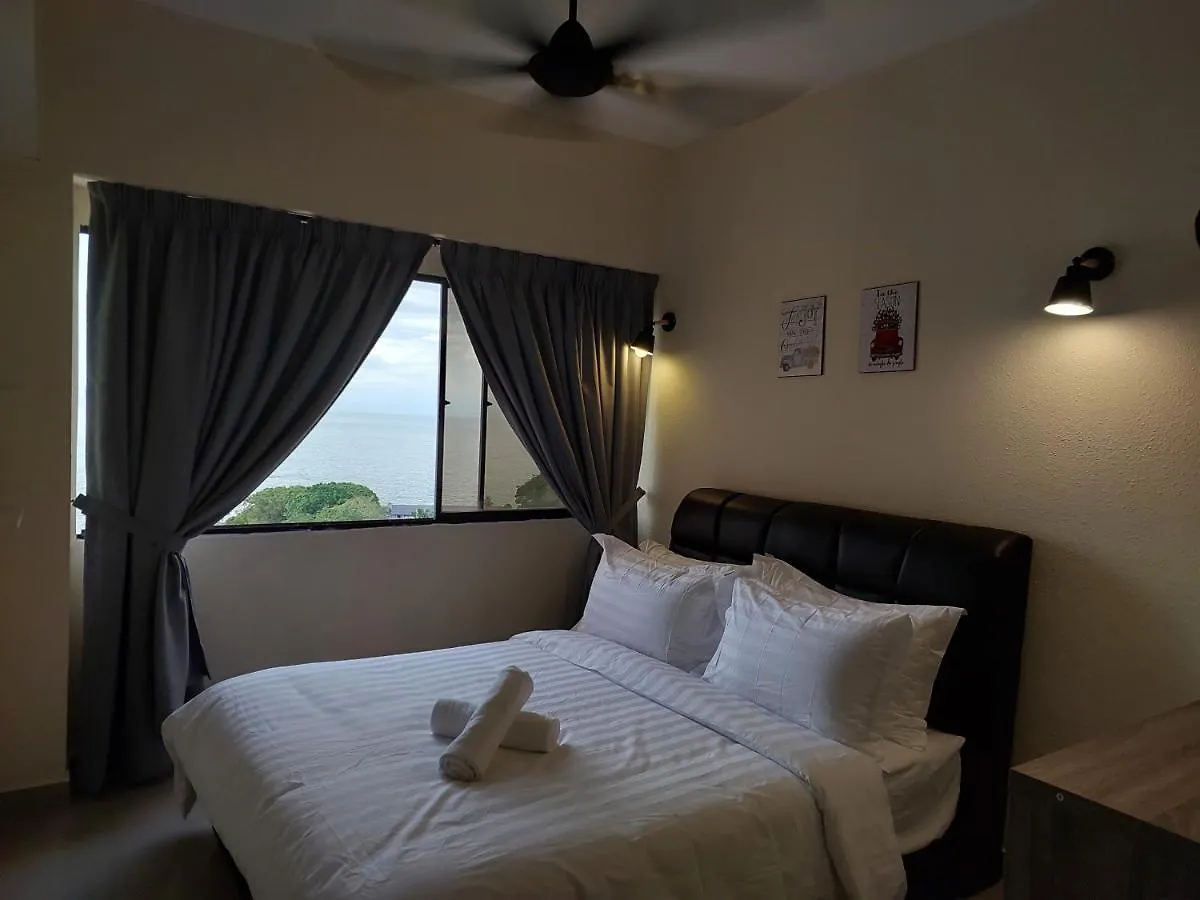 شقة Batu Ferringhi Luxury Seaview Suite - 3Br